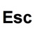 ESC 繝懊ち繝ｳ